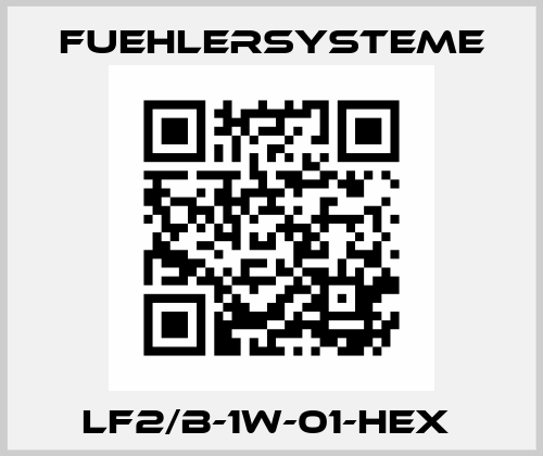 LF2/B-1W-01-hex  FuehlerSysteme