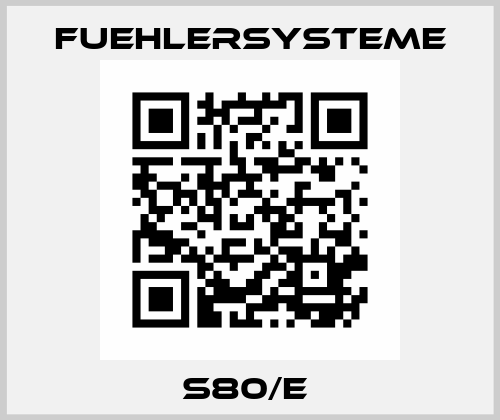 S80/E  FuehlerSysteme