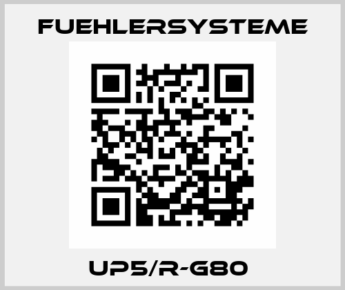 UP5/R-G80  FuehlerSysteme