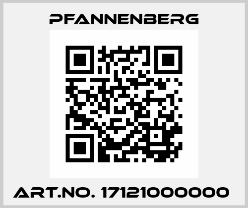 Art.No. 17121000000  Pfannenberg