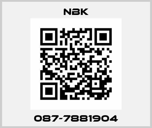 087-7881904 NBK V-PULLEY