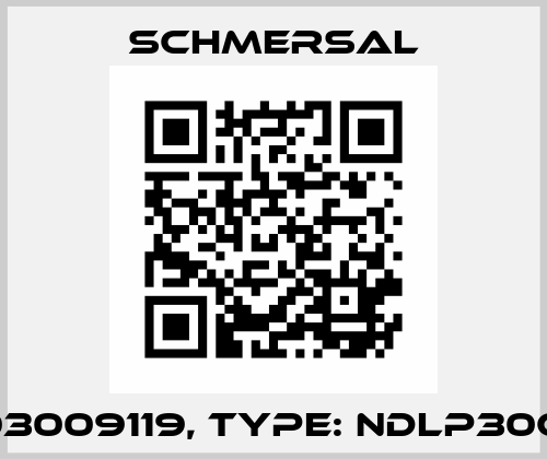 p/n: 103009119, Type: NDLP30GR/WS Schmersal