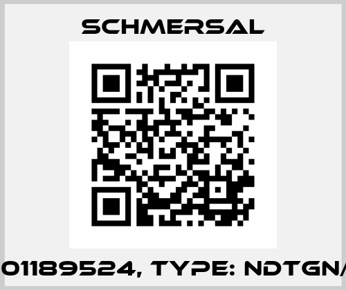 p/n: 101189524, Type: NDTGN/801D Schmersal