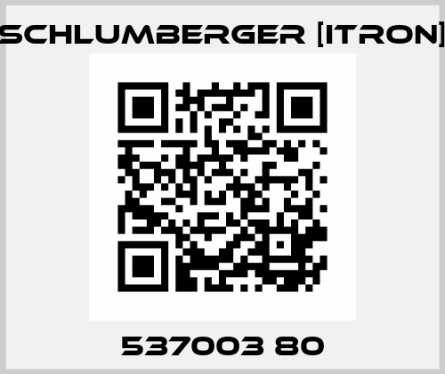 537003 80 Schlumberger [Itron]
