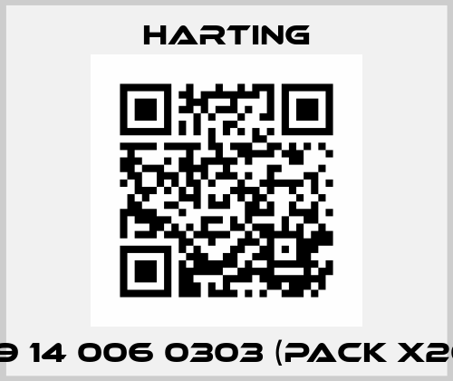 09 14 006 0303 (pack x20) Harting