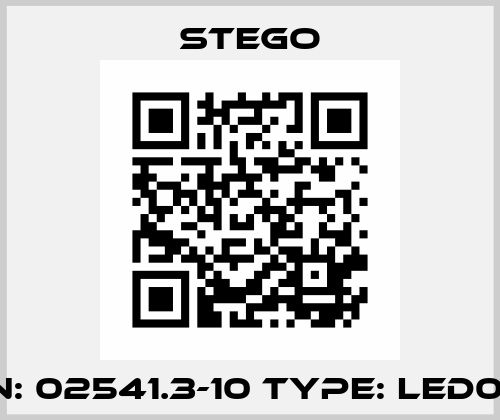 P/N: 02541.3-10 Type: LED025 Stego