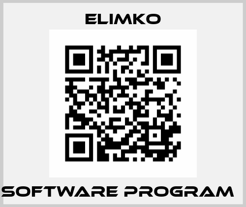 Software program   Elimko