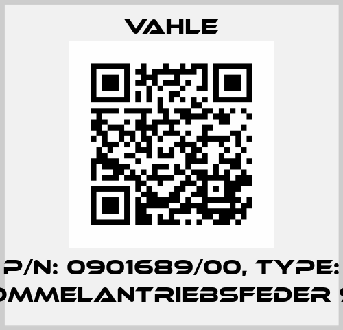 P/n: 0901689/00, Type: TROMMELANTRIEBSFEDER 925 Vahle