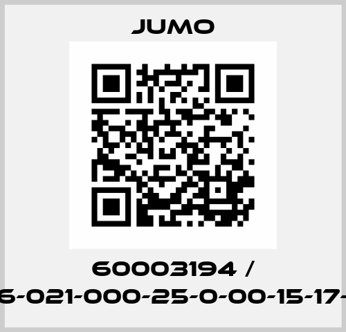 60003194 / 603070/0002-6-021-000-25-0-00-15-17-20-00-0/402,9 Jumo