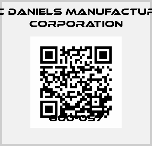600-057 Dmc Daniels Manufacturing Corporation