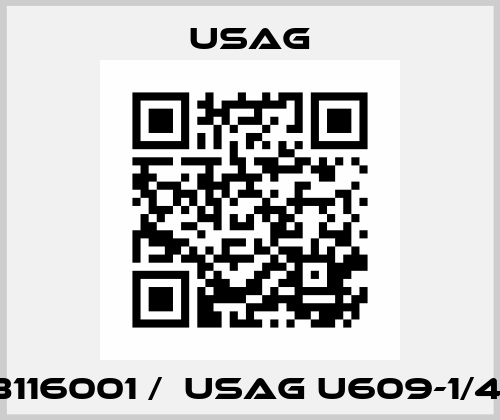 8116001 /  USAG U609-1/4" USAG