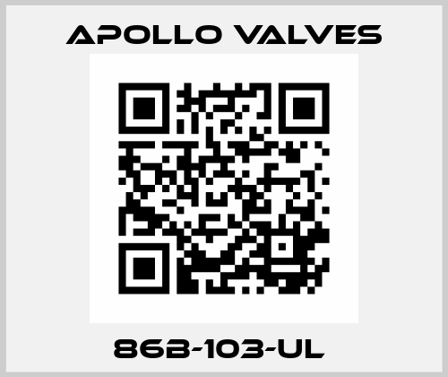 86B-103-UL  Apollo Valves