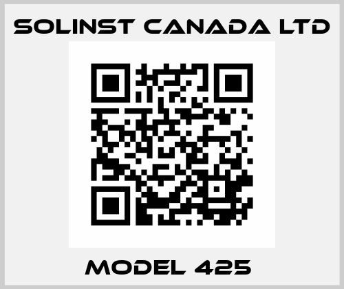 Model 425  Solinst Canada Ltd