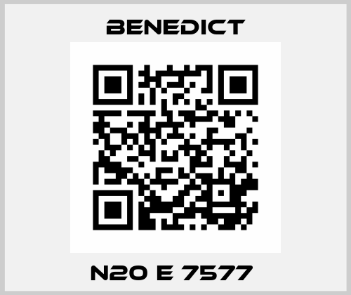 N20 E 7577  BENEDİKT & JAGER