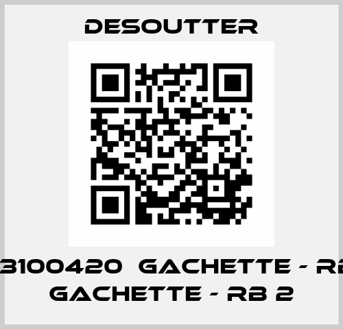 6153100420  GACHETTE - RB 2  GACHETTE - RB 2 Desoutter