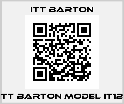 ITT Barton Model IT12  Itt Barton