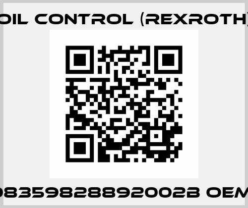 08359828892002B OEM  Oil Control (Rexroth)