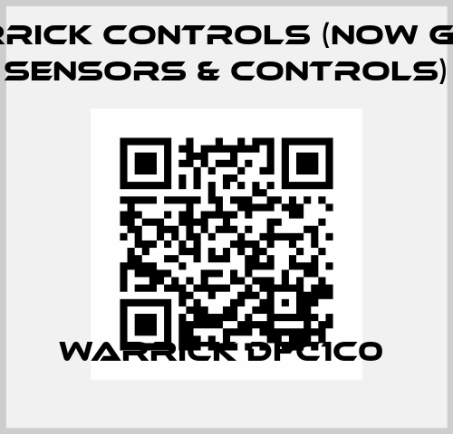 Warrick DFC1C0  Warrick Controls (now Gems Sensors & Controls)