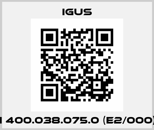 1 400.038.075.0 (E2/000) Igus