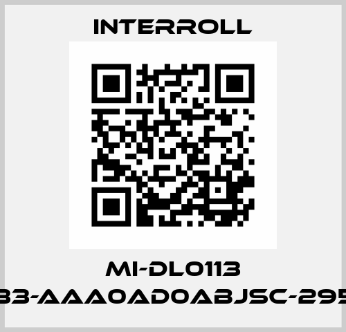 MI-DL0113 DL1133-AAA0AD0ABJSC-295mm Interroll