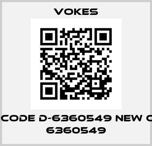 old code D-6360549 new code 6360549 Vokes