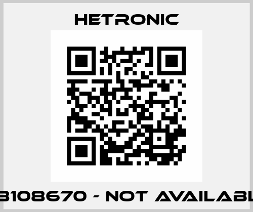 68108670 - NOT AVAILABLE Hetronic
