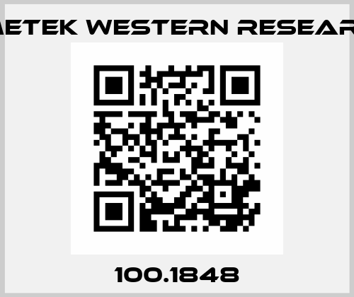 100.1848 Ametek Western Research