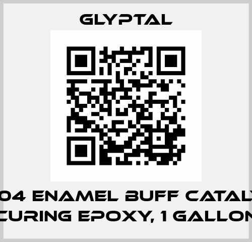 74004 Enamel Buff Catalyst Curing Epoxy, 1 Gallon Glyptal
