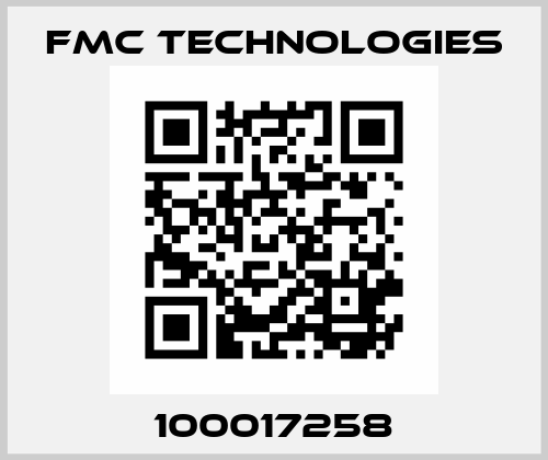 100017258 Fmc Technologies