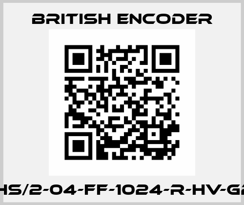 755HS/2-04-FF-1024-R-HV-G2-HT British Encoder