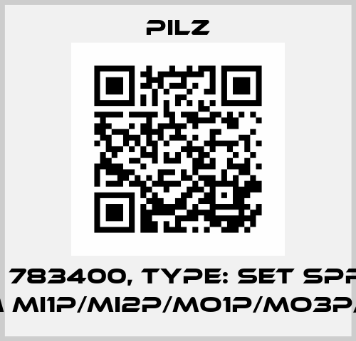 p/n: 783400, Type: Set spring term mi1p/mi2p/mo1p/mo3p/ml1p Pilz