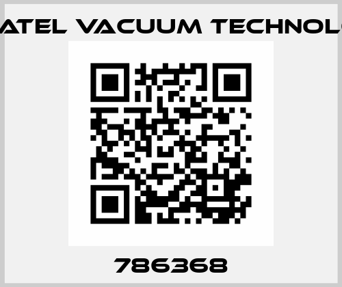786368 Alcatel Vacuum Technology