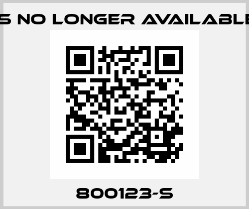 800123-S Is no longer available