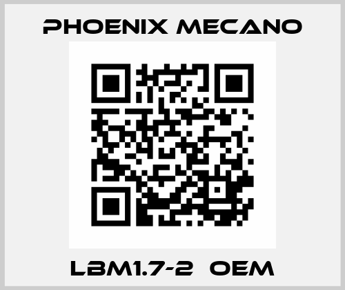 LBM1.7-2  oem Phoenix Mecano