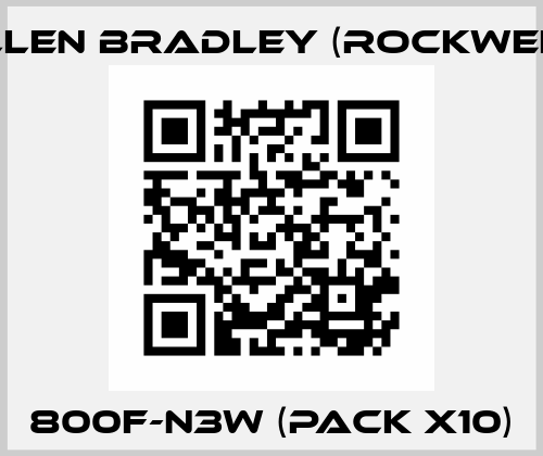 800F-N3W (pack x10) Allen Bradley (Rockwell)