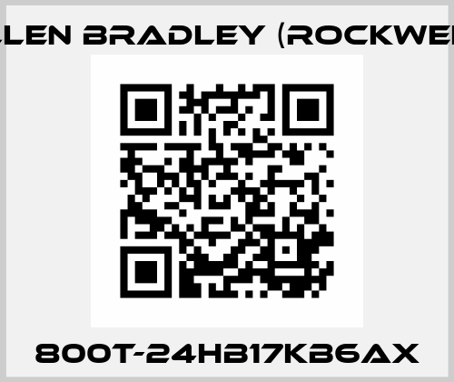 800T-24HB17KB6AX Allen Bradley (Rockwell)