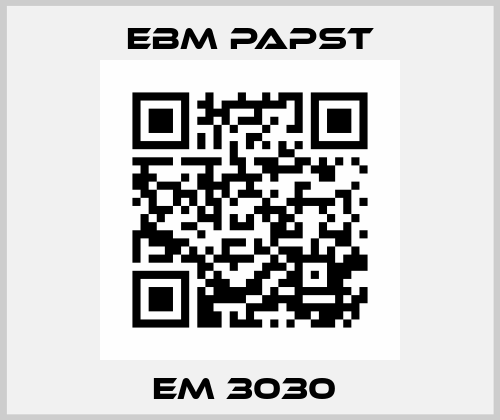 EM 3030  EBM Papst