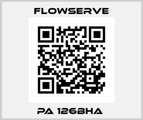 PA 126BHA  Flowserve