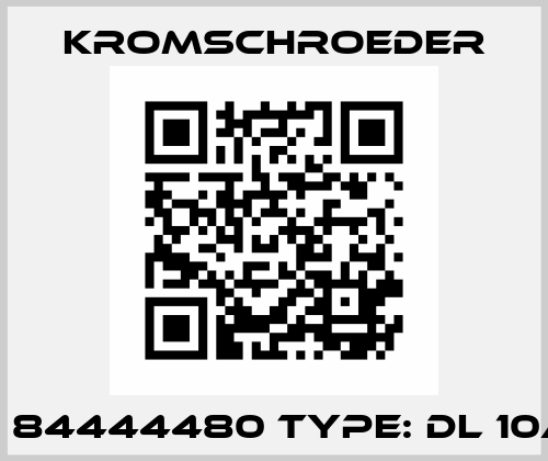 P/N: 84444480 Type: DL 10A-31 Kromschroeder
