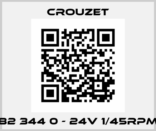 82 344 0 - 24V 1/45rpm Crouzet