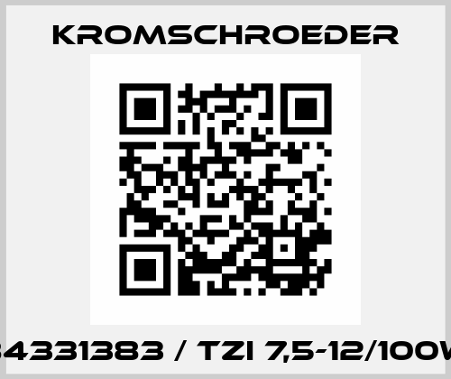 84331383 / TZI 7,5-12/100W Kromschroeder