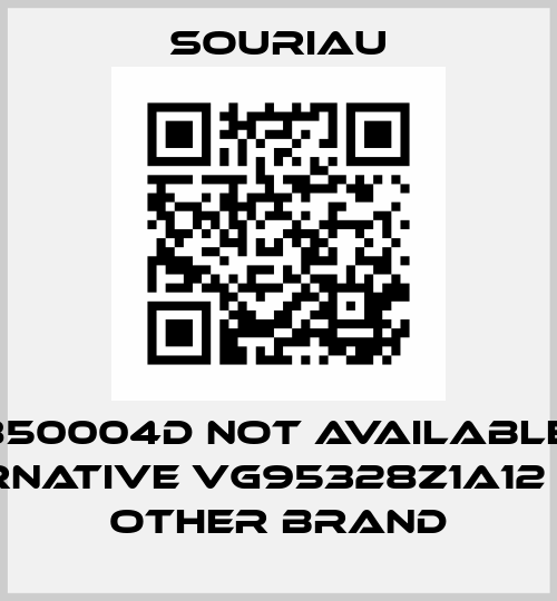850004D not available, alternative VG95328Z1A12 from other brand Souriau