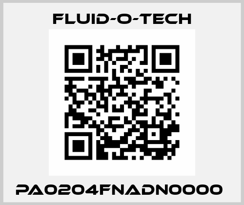 PA0204FNADN0000  Fluid-O-Tech
