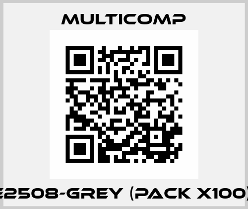 E2508-GREY (pack x100)  Multicomp