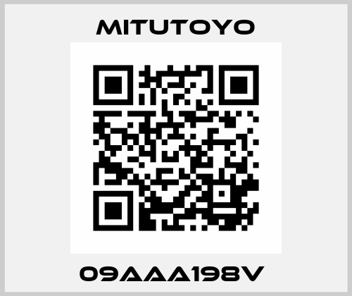 09AAA198V  Mitutoyo