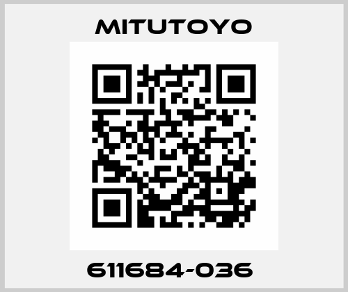 611684-036  Mitutoyo