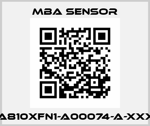 MBA810XFN1-A00074-A-XXXXX MBA SENSOR