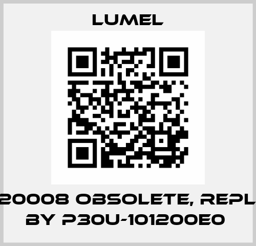 200320008 obsolete, replaced by P30U-101200E0  LUMEL