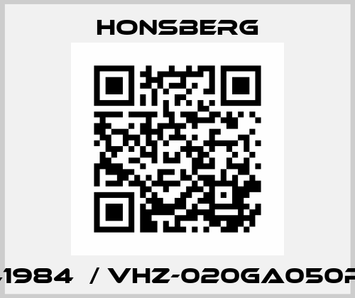 941984  / VHZ-020GA050P-7 Honsberg