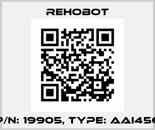 p/n: 19905, Type: AAI456 Rehobot